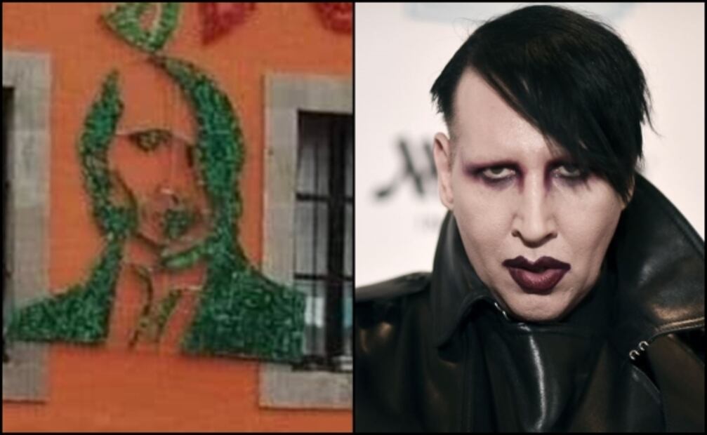 "¡Viva Miguelin Manson!": Comparan decoración de Miguel Hidalgo con imagen del cantante