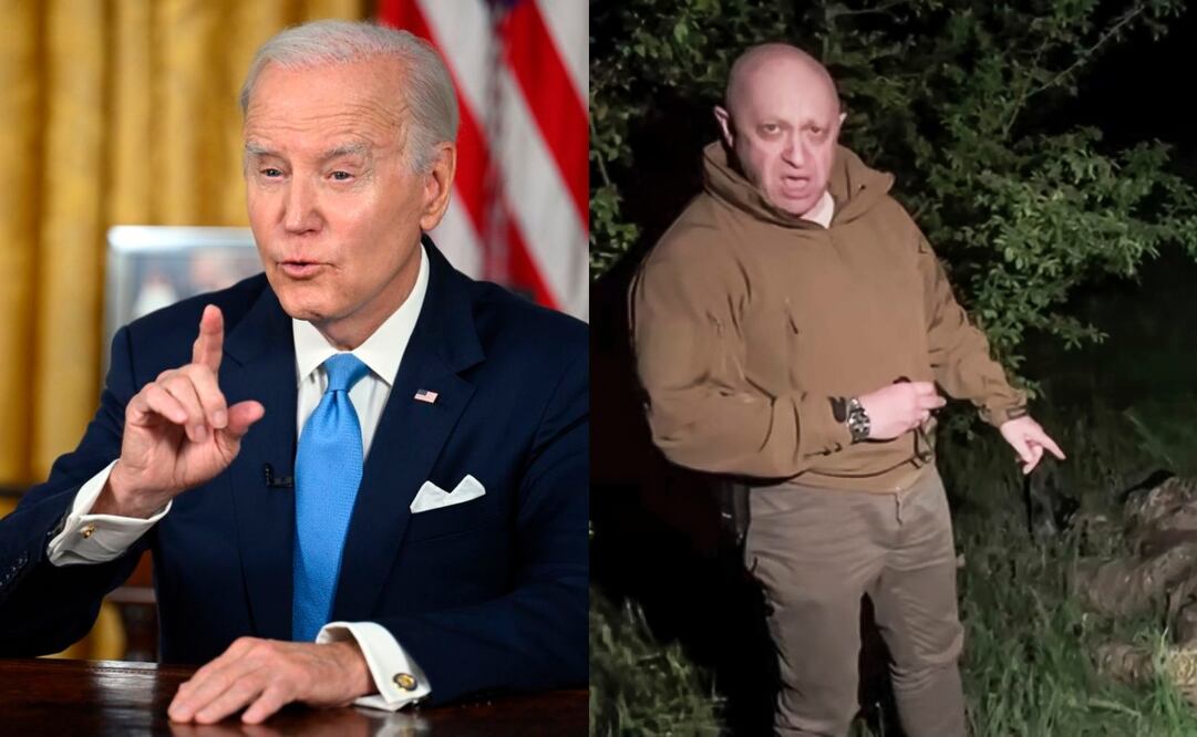 El mensaje de la Casa Blanca se produce mientras Prigozhin anuncia que su ejército privado cruzó la frontera rusa. Foto: Especial