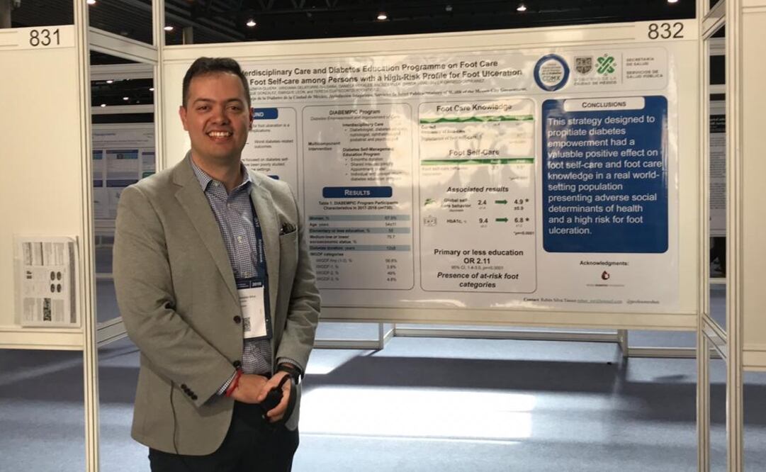 El doctor Rubén Silva Tinoco, director de la Clínica Especializada en Manejo de la Diabetes de la Ciudad de México.