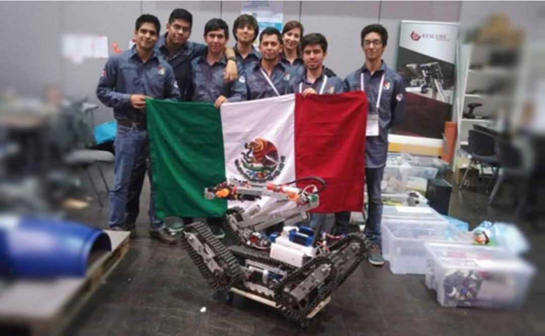 Los integrantes del equipo mencionaron que el presupuesto anual para el robot es de aproximadamente 100 mil pesos. (FOTO: Conacyt)
