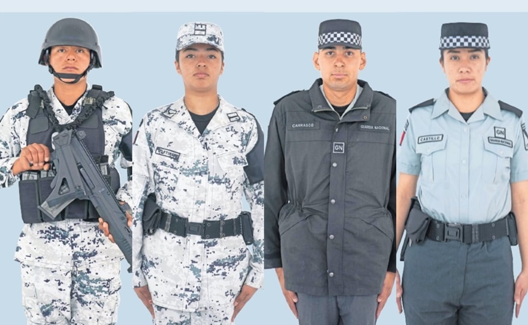 Los uniformes / FOTOS: PRESIDENCIA