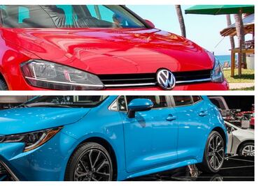 Corolla Hatchback 2019 vs VW Golf 2018