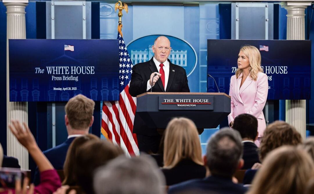 El zar fronterizo Tom Homan, en la Casa Blanca. Foto: EFE