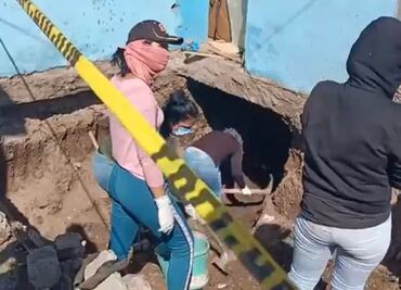 Guerreras Buscadoras hallan 7 cuerpos sepultados en los cimientos de una vivienda en Sonora