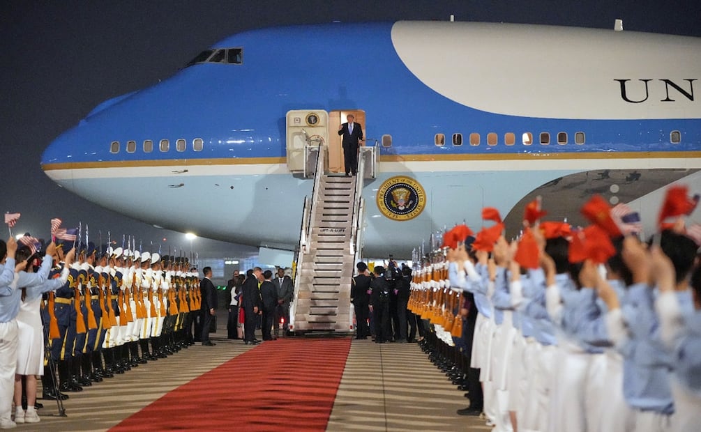 En mayo pasado, el presidente de Estados Unidos, Donald Trump, visitó China y se reunió con el líder Xi Jinping. Foto: AP