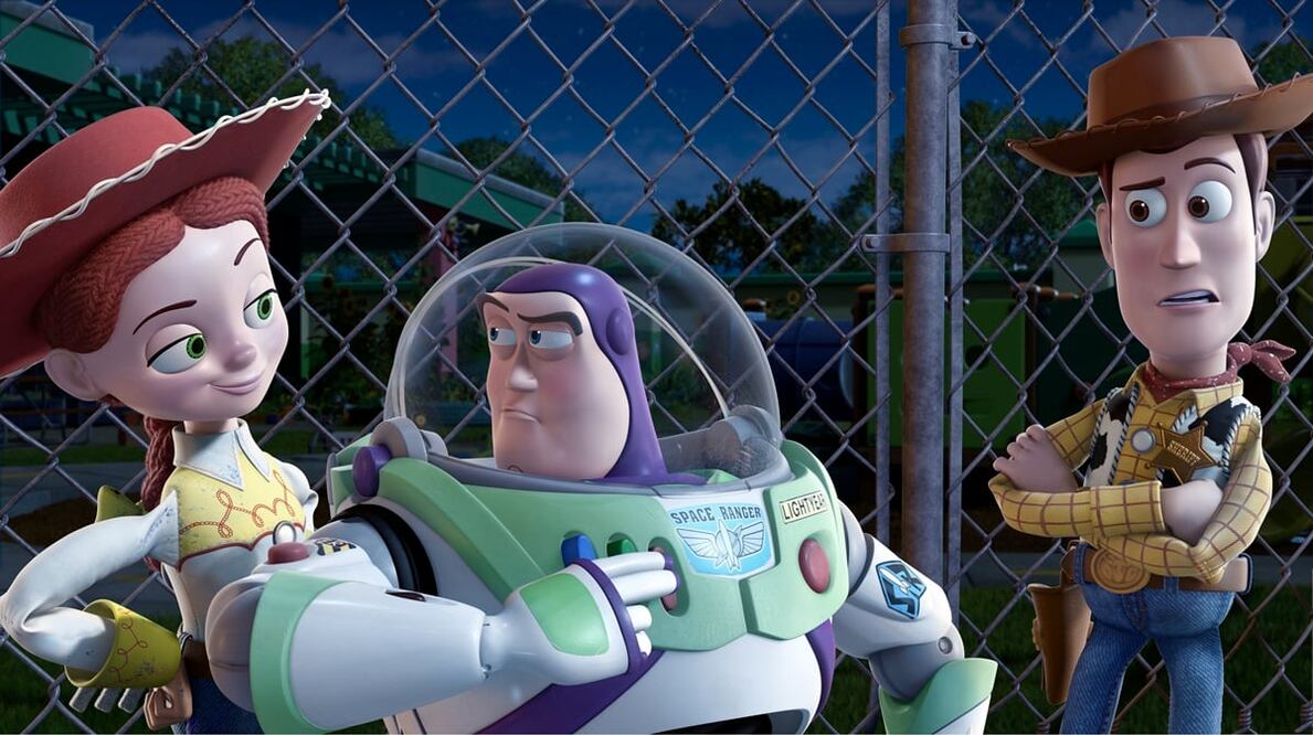 Jessie, Buzz Lightyear y Woody. Foto: AP