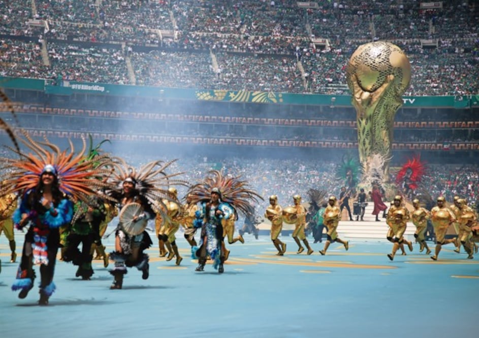 La ceremonia inaugural abrió el Mundial más grande organizado por la FIFA hasta ahora, una expansión que refleja el crecimiento económico y político del torneo. Crédito: Carlos Mejía/ El Universal.