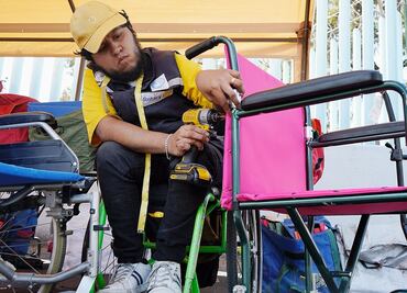 Coyoacán y Club Rotary CDMX realizan jornada gratuita de reparación de sillas de ruedas; buscan ayudar a personas con discapacidad