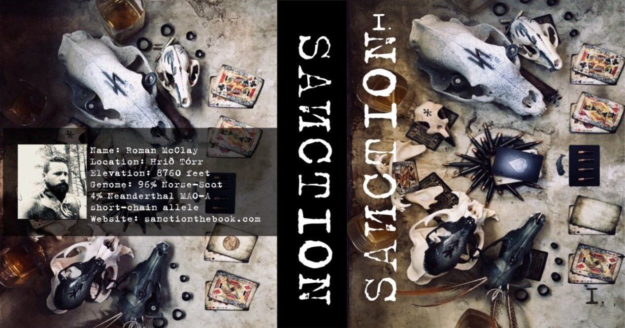 Portada del libro "Sanction", tomada de su sitio web oficial. Imagen: Especial