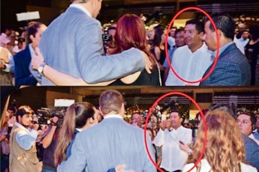 A José Manuel López Gijón se le vio tomado fotografías al ex gobernador poblano, Rafael Moreno Valle. (Foto: ESPECIAL)