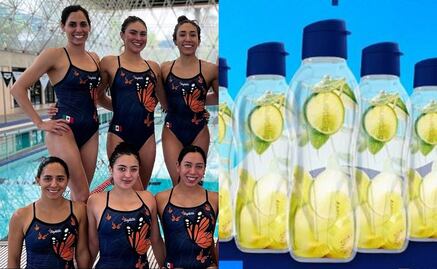 Tupperware anuncia que se agotaron las botellas con las que apoyaron al equipo mexicano de Natación Artística