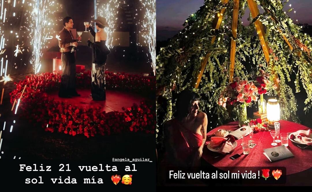 Christian Nodal celebró ayer el cumpleaños de su esposa Ángela Aguilar.
Fotos: Instagram