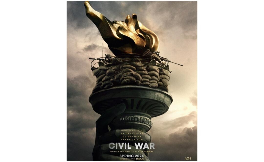 Civil War, es una película que imagina una segunda guerra civil en el futuro próximo en Estados Unidos. Foto: kirstendunst