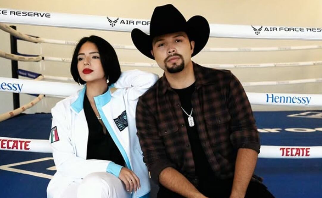 Ángela Aguilar y Leonardo Aguilar.