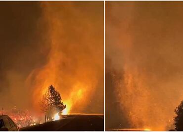 Megaincendio en California desafía a los bomberos y amenaza a miles de personas