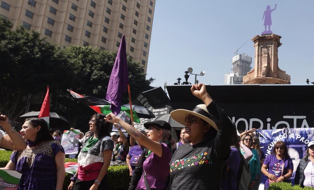 Colectivas convocan al pero "Un día sin nosotras" en CDMX el 8 de marzo. Francisco Rodríguez / EL UNIVERSAL