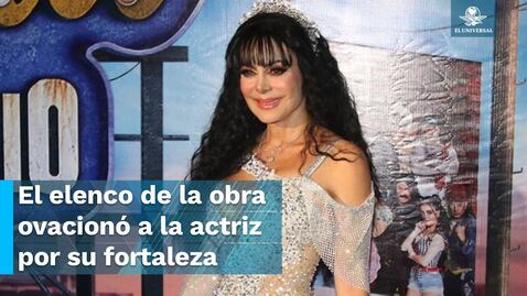 Así fue el conmovedor regreso de Maribel Guardia al teatro tras la muerte de su hijo Julián 