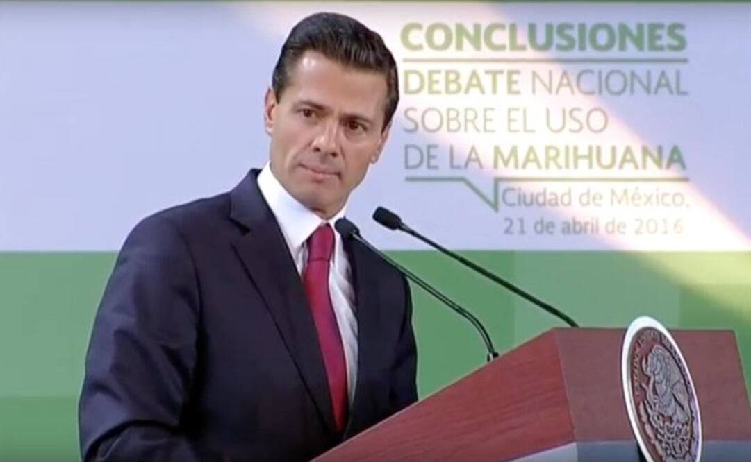 El mandatario anunció esta mañana una iniciativa para autorizar el uso medicinal de la marihuana. /Especial