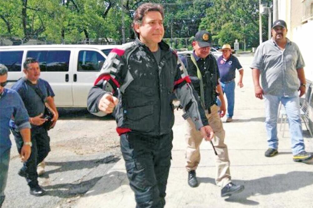 Aprehensión. Eugenio Hernández fue detenido por elementos de la Procuraduría de Tamaulipas, el 6 de octubre de 2017 (FOTO: ARCHIVO EL UNIVERSAL)