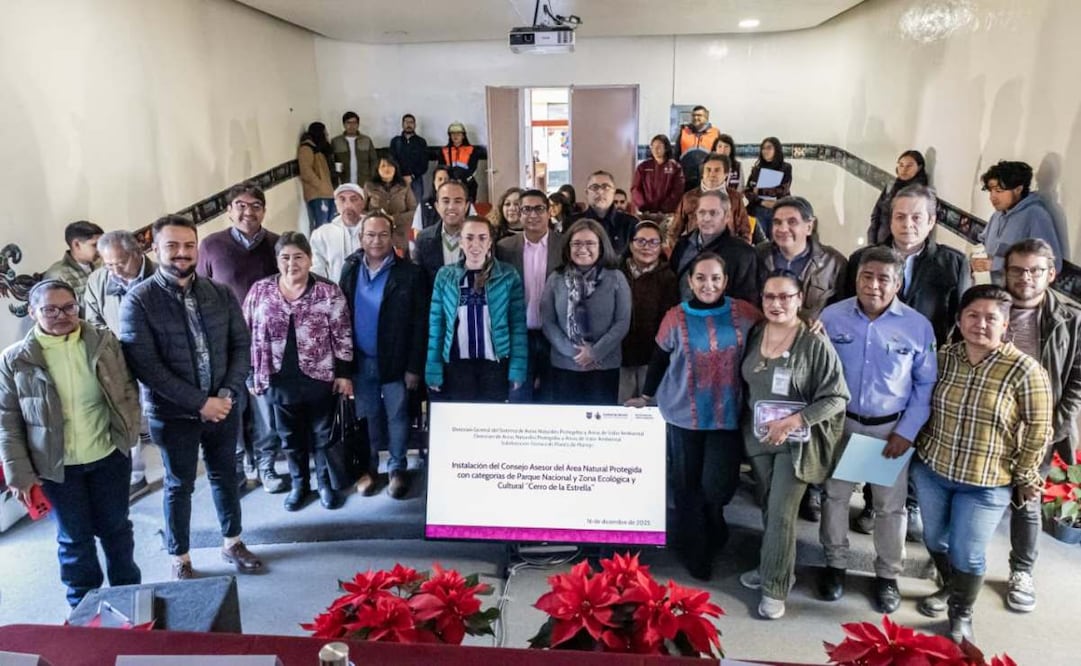 La alcaldía Iztapalapa instaló formalmente el Consejo Rector del Cerro de la Estrella.
Foto: Especial.