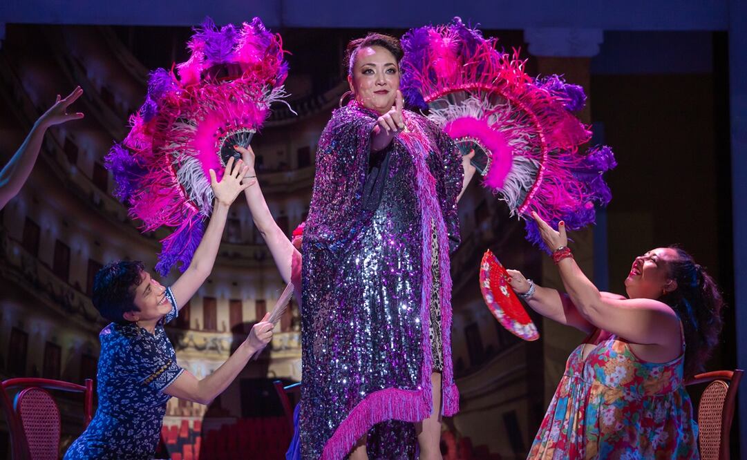 Michelle Rodríguez en la puesta en escena "La tía Mariela". Fotos: Cortesía