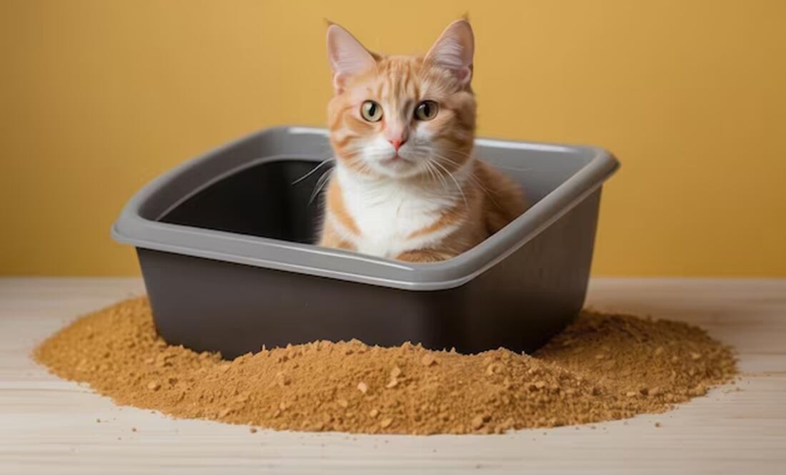 Arena para gatos. Foto: Freepik