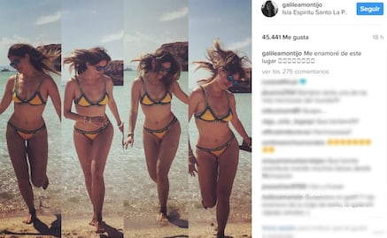 Galilea Montijo luce su figura en bikini