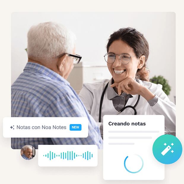 Foto: cortesía Doctolaria. Más tiempo para pacientes, menos papeleo: así ayuda Noa Note.
