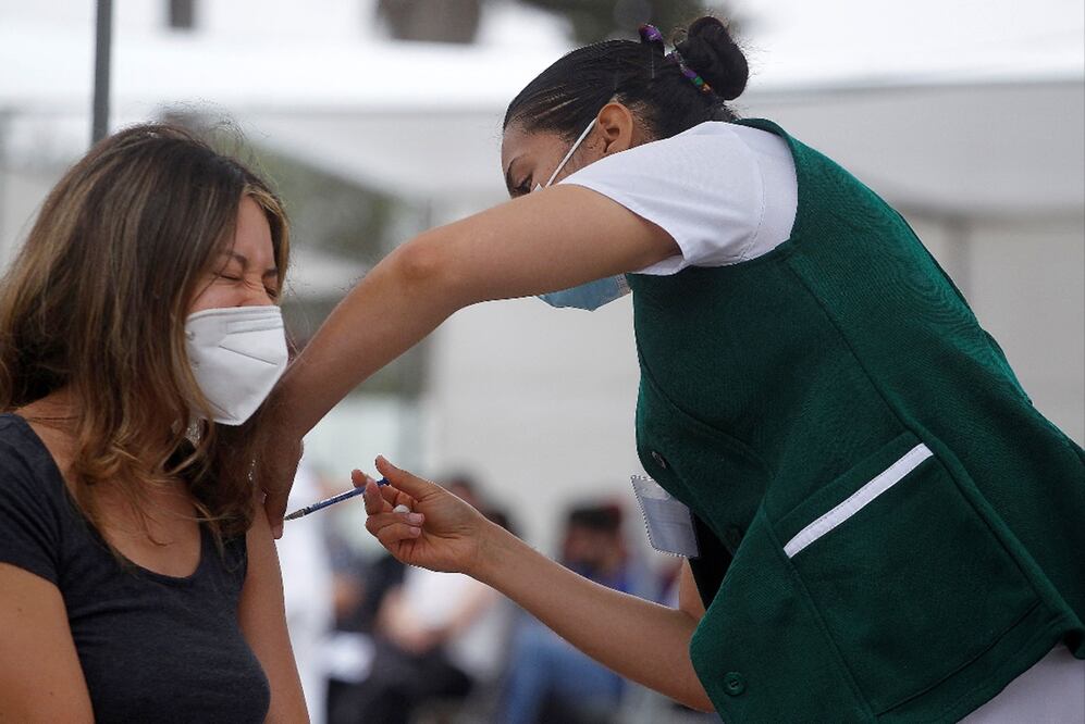 Vacunación en México. Foto: EFE/Alejandro Zepeda, archivo
