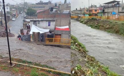 Lluvia y granizada dejan daños en 37 casas y varios vehículos en colonias de Atizapán