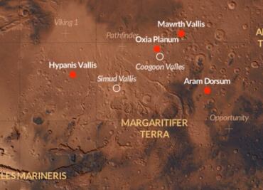 Hallan "estacionamiento" en Marte para la misión ExoMars