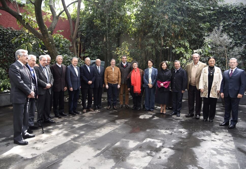 El ex secretario de Hacienda, José Antonio Meade, se reunió con ex presidentes del PRI. (FOTO: Ariadna García. EL UNIVERSAL)