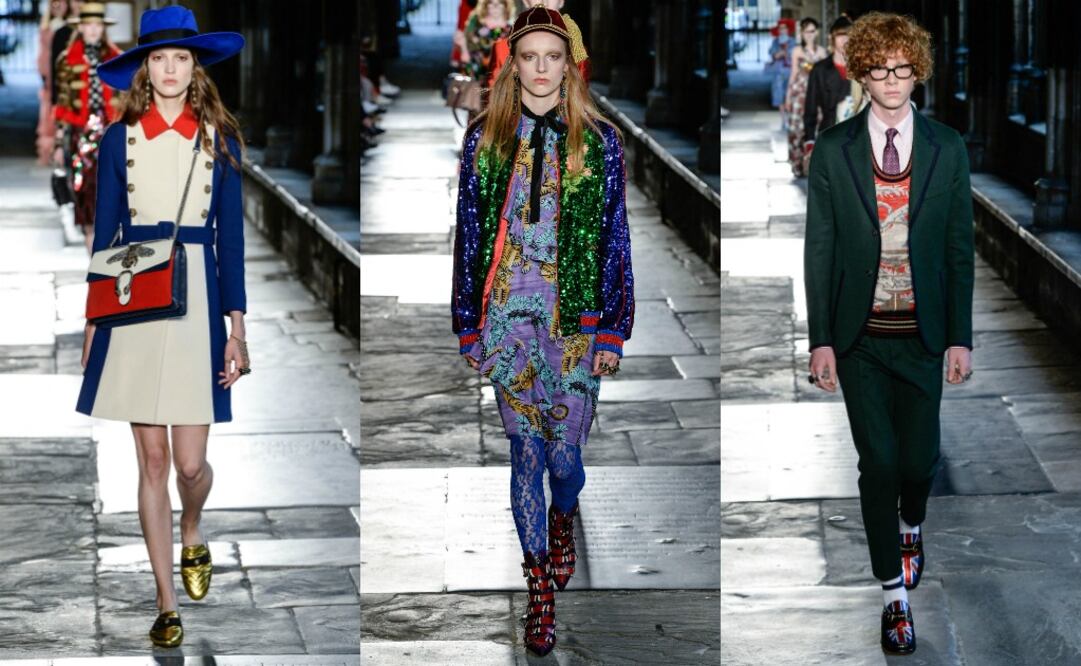 Gucci hace una oda a la cultura británica en su colección Crucero 2017