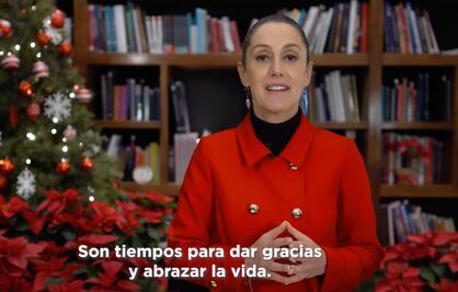Sheinbaum: con precaución, valoremos estar reunidos en Navidad 