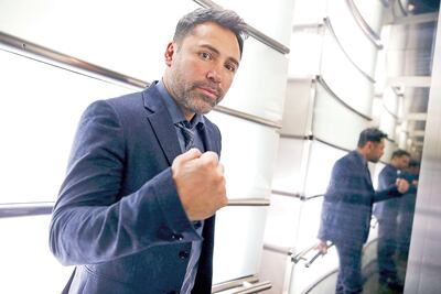 De la Hoya va por la presidencia de los Estados Unidos