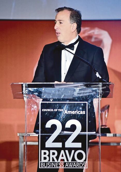 Prestigio. Council of the Americas otorgó a Meade el Premio de Negocios BRAVO, en la categoría de Líder Innovador del Año. FOTO: ESPECIAL