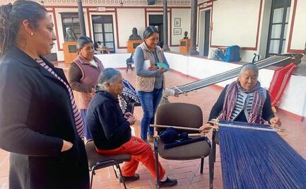 Rescatan técnica textil indígena en Atlacomulco