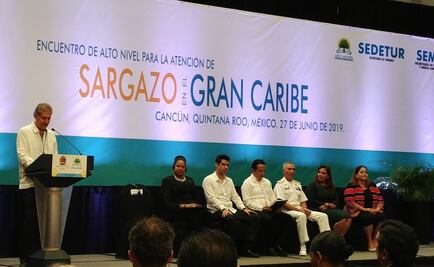 Sargazo es un problema global, concluyen en Encuentro de Alto Nivel en Cancún 
