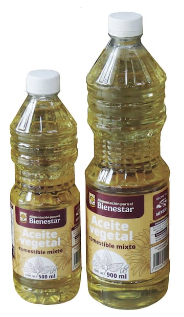 Aceite Bienestar Contiene grasas saturadas y grasas trans