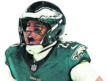 Saquon Barkley cumple un sueño; el corredor de Eagles mantiene los pies en la tierra, previo al Super Bowl