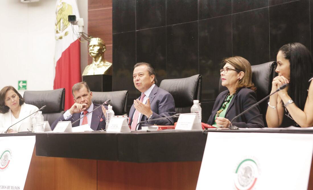 En el foro “Reformar el Sistema de Justicia Penal en México para Mejorar”, organizado por la Comisión de Derechos Humanos del Senado, el coordinador del PRI en la Cámara de Diputados, César Camacho (SENADO)