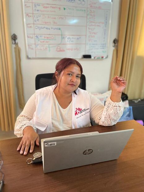 Michelle Ravell, enfermera mexicana  que salió de la Franja de Gaza. Foto: Especial