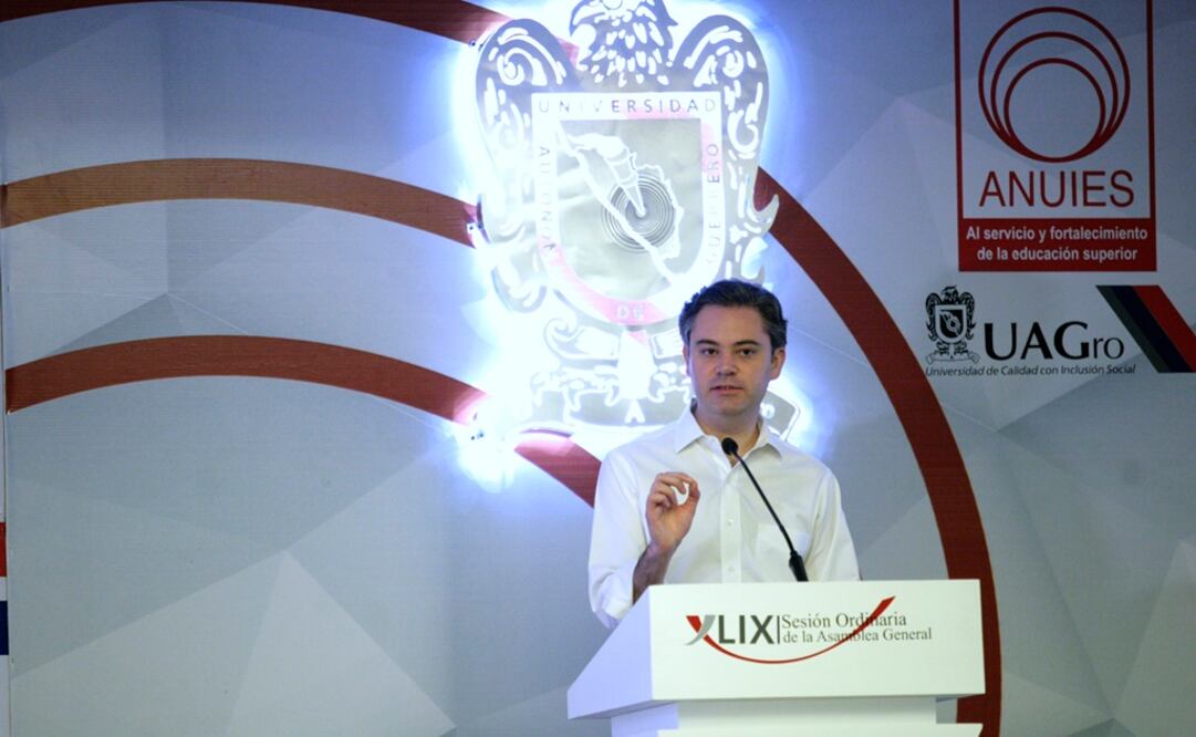 El secretario de Educación inauguró la XLIX Sesión Ordinaria de la Asamblea de Universidades e Instituciones de Educación Superior (ANUIES). Iván Stephens / EL UNIVERSAL