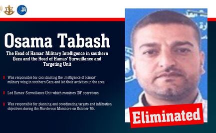 Israel afirma que mató al jefe de inteligencia militar de Hamas en Gaza; lo acusa de planificar el ataque del 7 de octubre