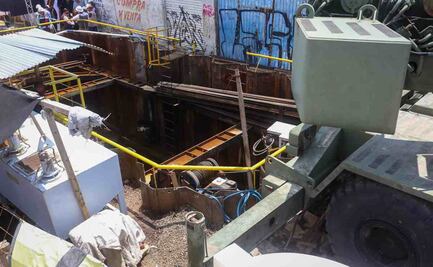 Reanudan trabajos del Colector Solidaridad para disminuir inundaciones en Chalco 