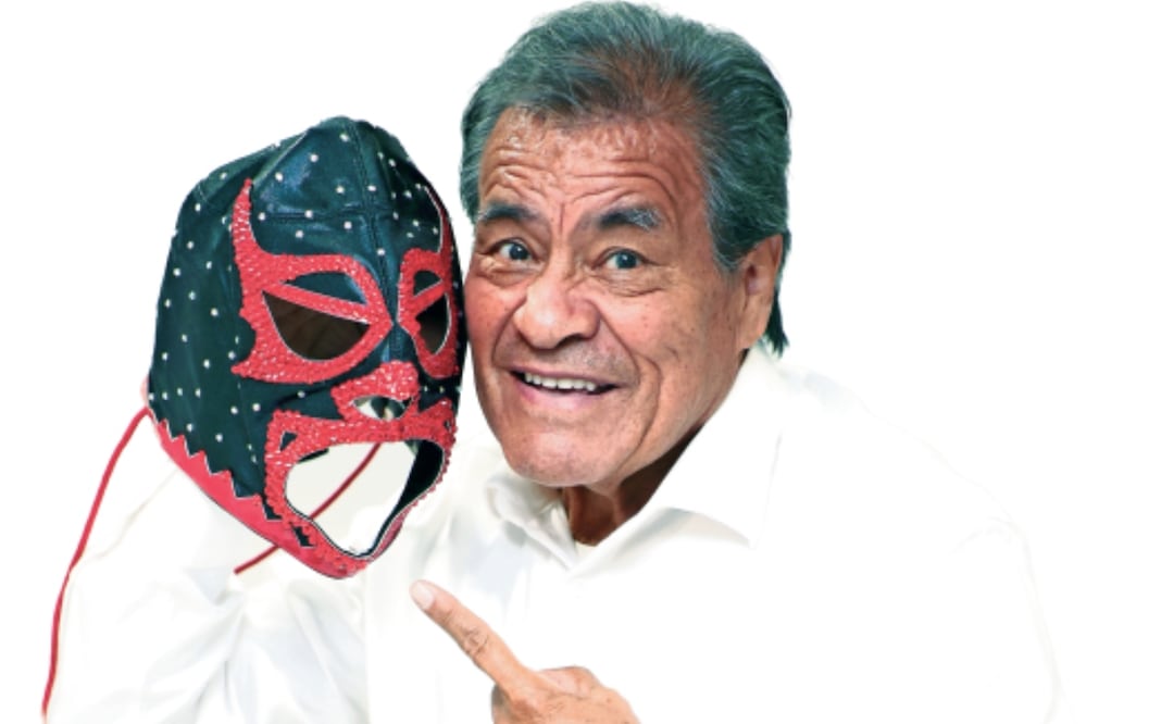Entrevista con el luchador El Satánico. Foto: Juan Boites / EL UNIVERSAL