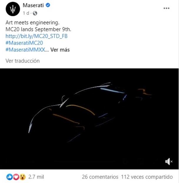 El nuevo hiperauto de Maserati está listo para presentarse