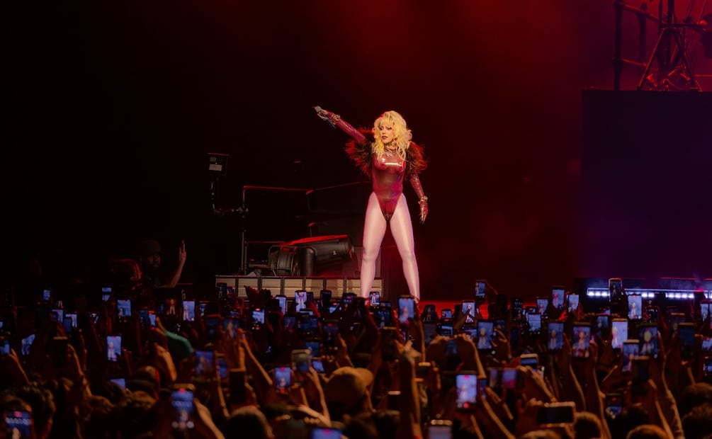 Doja Cat en el Palacio de los Deportes. 
Foto: Laura Villegas/OCESA.