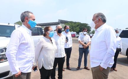 López-Gatell supervisa “la burbuja”, para pacientes con Covid-19 en Tabasco
