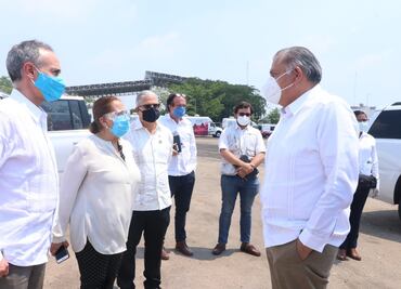 López-Gatell supervisa “la burbuja”, para pacientes con Covid-19 en Tabasco